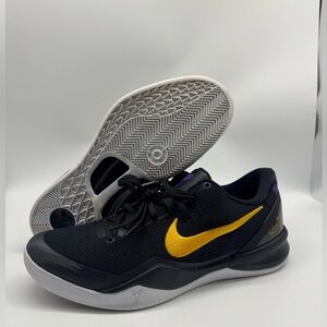 Nike Kobe 8 Protro Low Lakers Away HF9550-001 Basketball Shoes Men’s 11